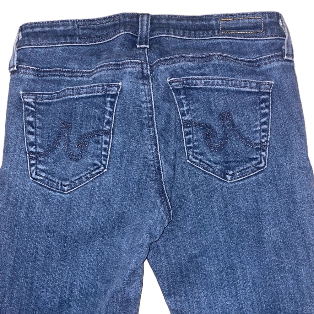 AG Adriano Goldschmied Super Skinny Ankle Crop Jeans 25 USA Cigarette Denim - Picture 10 of 10